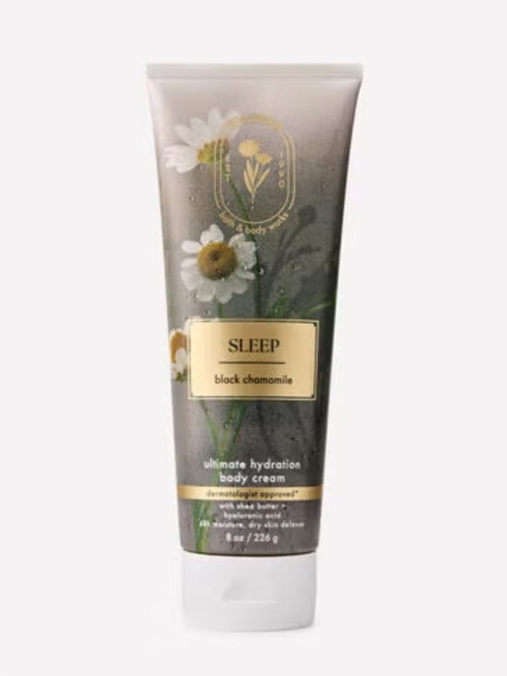 Bath & Body Works Sleep Black Chamomile Body Cream - White/Gold